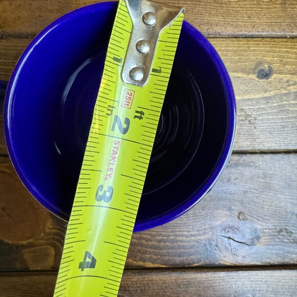 Vintage YC China Japan Cobalt Blue & Gold Footed Mugs – Made in Japan (Set of 2) - Picture 7 of 8